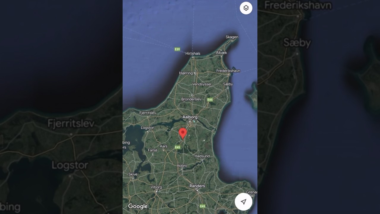 There is a forest shaped like a dog in Denmark.   