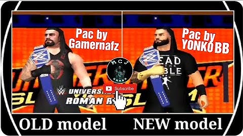 How to inject NEW roman riegns and braun strowman in Wwe2k19 Gamernafz 2.0/PPSSPP/Easy Tutorial !