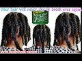 how to grow longer thicker hair faster with hair grease/ growth moisture length retention/blue magic