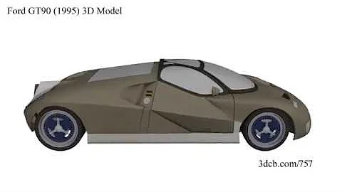 Ford GT90 (1995) 3D Model