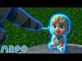 Where did you go  baby daniel and arpo the robot  funny cartoons for kids