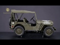 Jeep 1941 Willys MB With Roof - Welly (1:18)