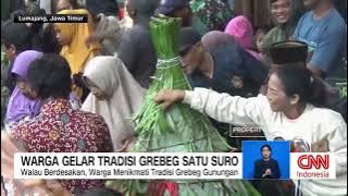 Warga Gelar Tradisi Grebeg Satu Suro di Lumajang