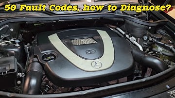 Disaster or Normal? 50 Fault Codes and Engine Light ON (Mercedes M272 - M273)