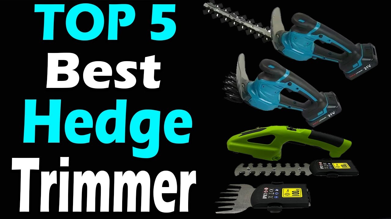 TOP 5 Best Hedge Trimmer Review In 2024 - YouTube