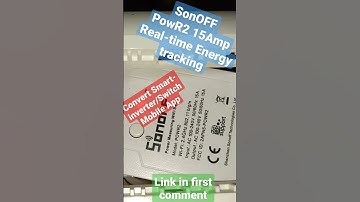 Smart Home- Sonoff powr2 With real-time energy monitor.