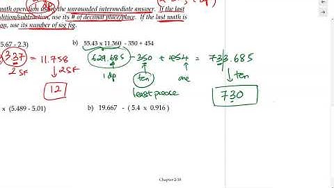 Significant Figures in Addition, Subtraction, Multiplication, Division