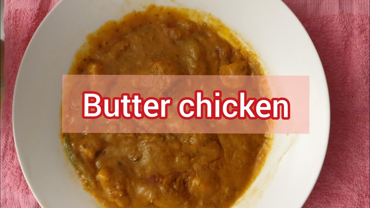Butter chicken /sharwood's butter chicken - YouTube