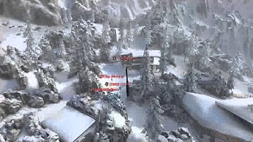 First Blood Combat Axe Across the Map on Downhill (omg its gary c)(Black Ops 2)