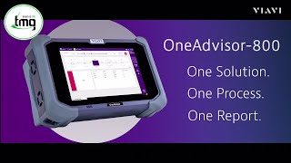 OneAdvisor-800 for 5G, LTE and FTTx Field Test Applications