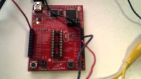 Ironman Arc Reactor using TI MSP430 LaunchPad and in circuit programming