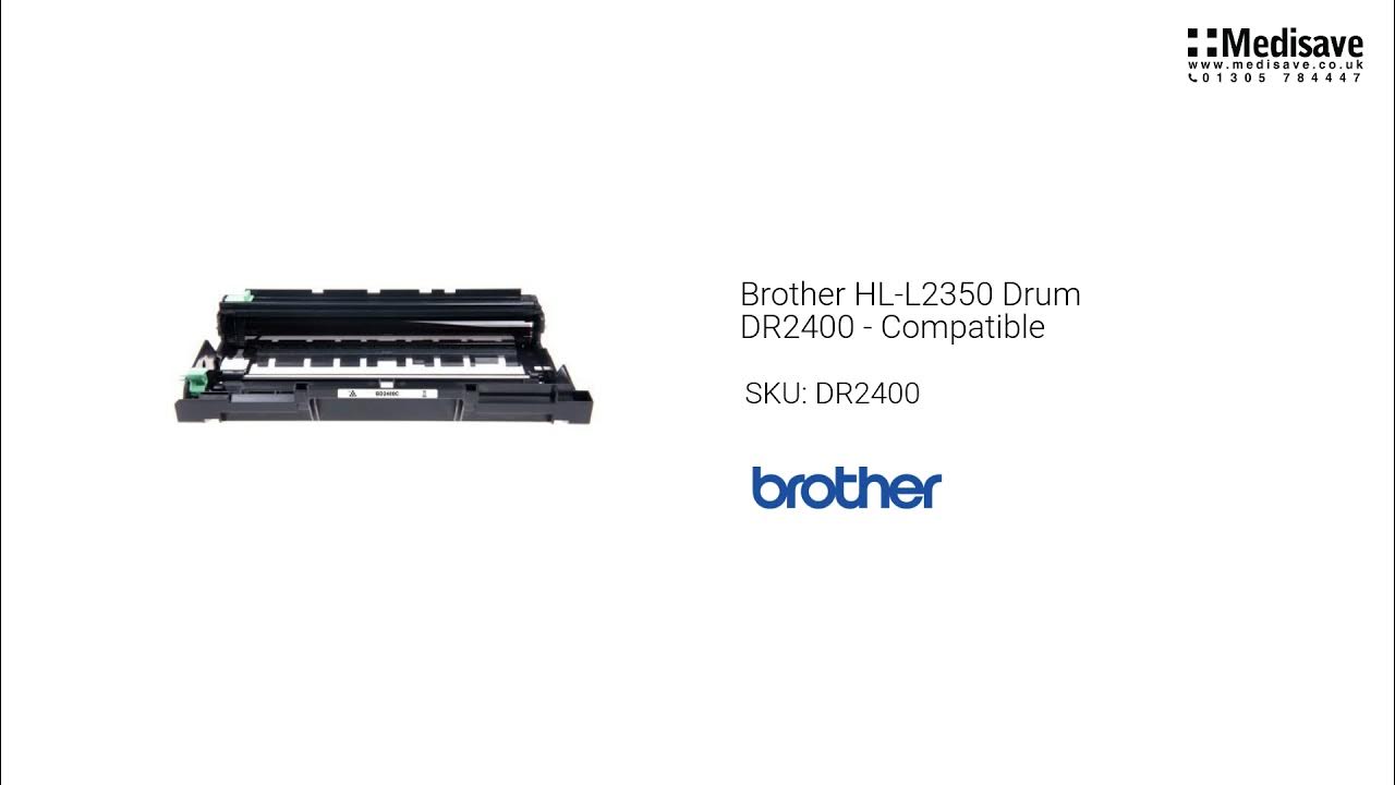 Brother HL L2350 Drum DR2400 Compatible DR2400 1920x1080 YouTube