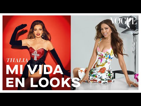 Thalia revela los looks más icónicos de su carrera | Mi vida en looks | Vogue México y Latinoamérica