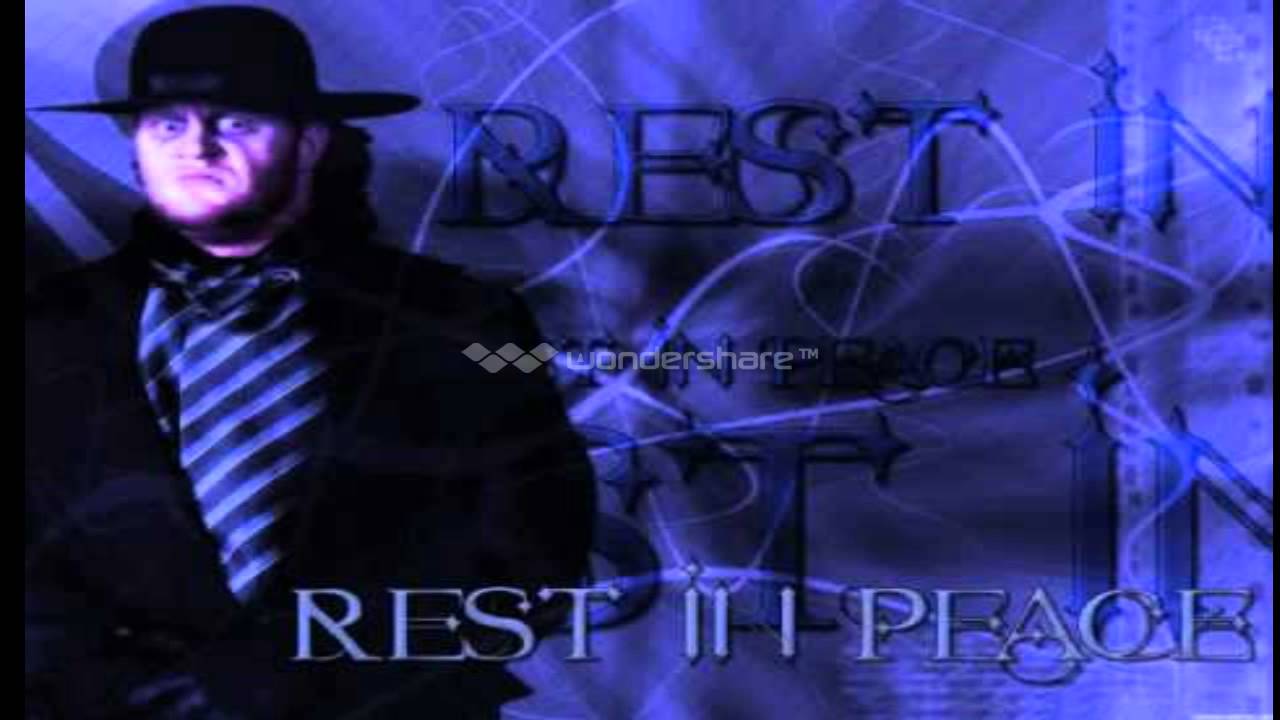 The Undertaker Rest In Peace Theme Song Extended With Titantron