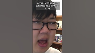 games where only the cutscenes have full voice acting