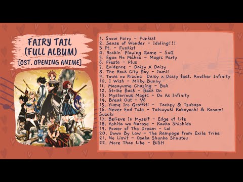 PLAYLIST OST OPENING ANIME FAIRY TAIL [FULL ALBUM]