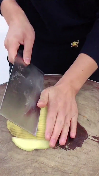 Big Potato cutting trick . Chinese style. #shorts #vairalvideo #chefsufiyan