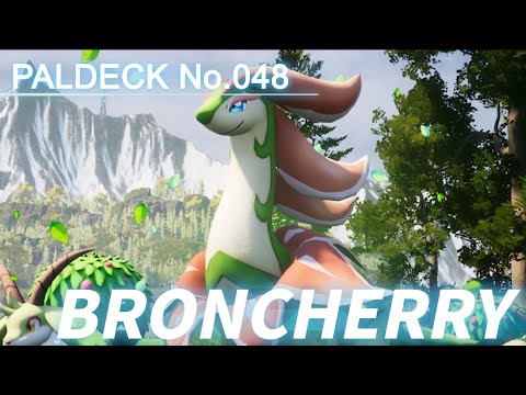 Paldeck | No.048 BRONCHERRY - Palworld | Gameplay | Pocketpair