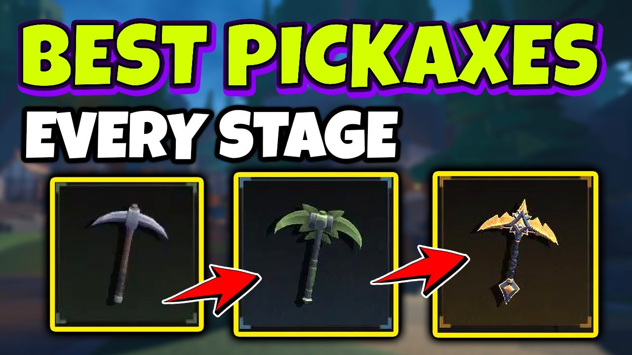 PICKAXE PROGRESSION Guide in THE FORGE Roblox - Best Pickaxes for Every Stage