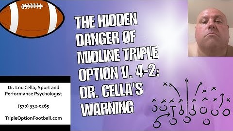 The Potential Issue With Running Midline Triple Option versus 4-2 to 3-Technique Side