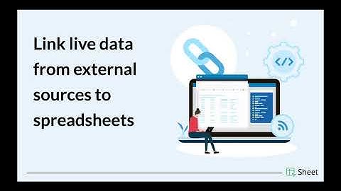 Link live data from external sources to spreadsheets | Zoho Sheet