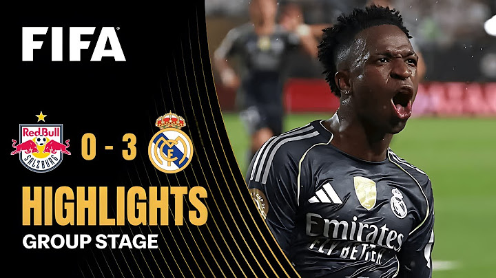 🔴 RÉSUMÉ : Salzbourg vs Real Madrid 0 - 3 | HIGHLIGHTS | Coupe du Monde des Clubs de la FIFA