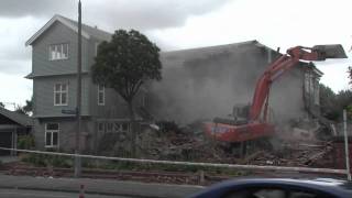 Christchurch Demolition - House Time Lapse