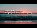 justin bieber baby song ( lyrics )....