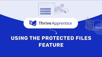 Protecting Files in Thrive Apprentice