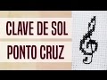 Aprenda a bordar uma Clave de sol - Tutorial completo