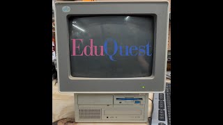 I found an IBM EduQuest! One of the machines of my dreams... My luckiest estate sale find to date!