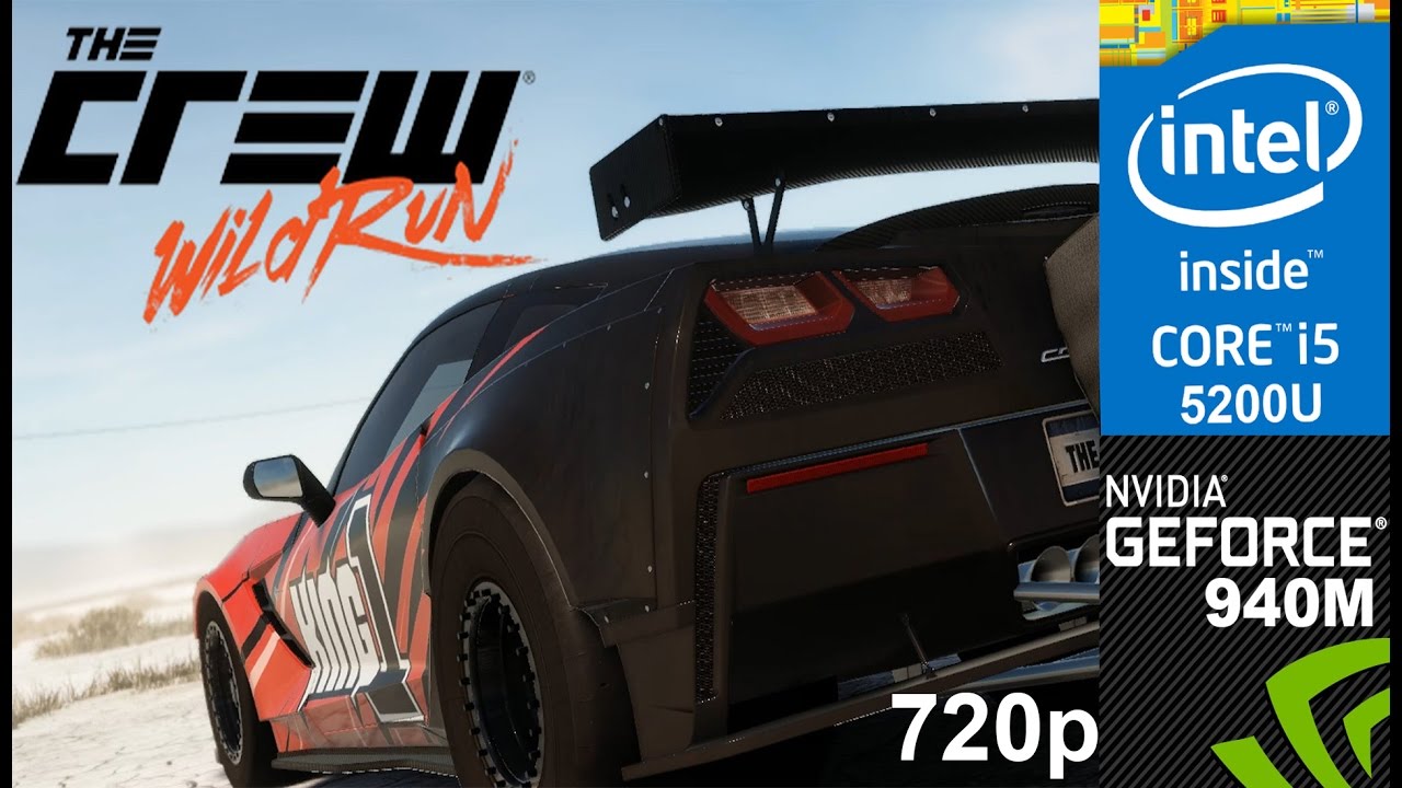 The Crew - Wild Run on HP Pavilion 15-ab032TX, High Setting 720p, Core i5 5200u + Nvidia Geforce 940