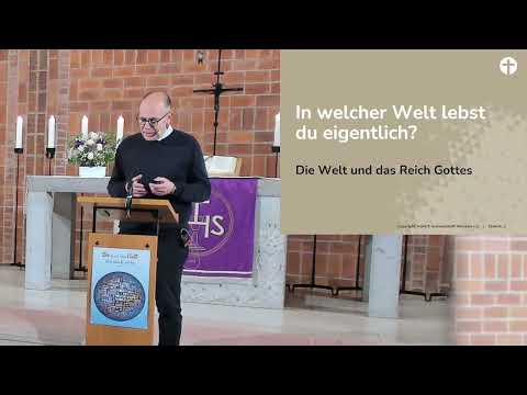 AGAPE Gottesdienst am 24.11.2023 – „In welcher Welt lebst du eigentlich?“