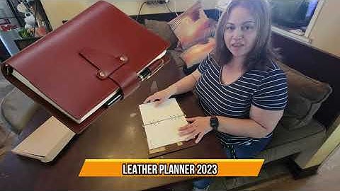 Leather Planner 2023