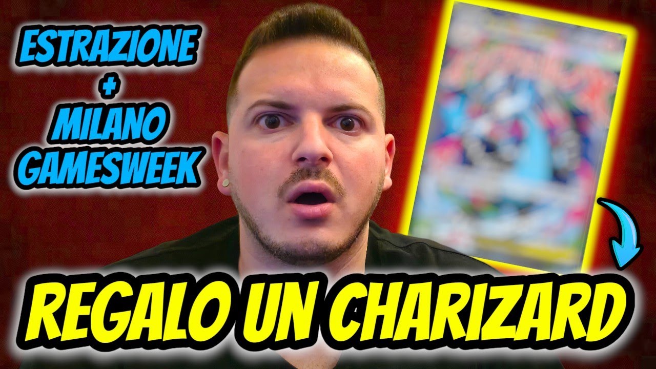 ESTRAZIONE , NUOVO GIVEAWAY CHARIZARD🔥 | GAMESWEEK Pokémon EVOLUZIONI PRISMATICHE