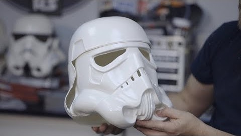 Trimming Face, Back & Cap - Building a Screen Accurate Stormtrooper Helmet - S01E01