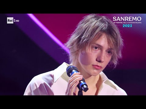 Sanremo 2023 - Gianmaria canta &#039;Mostro&#039;