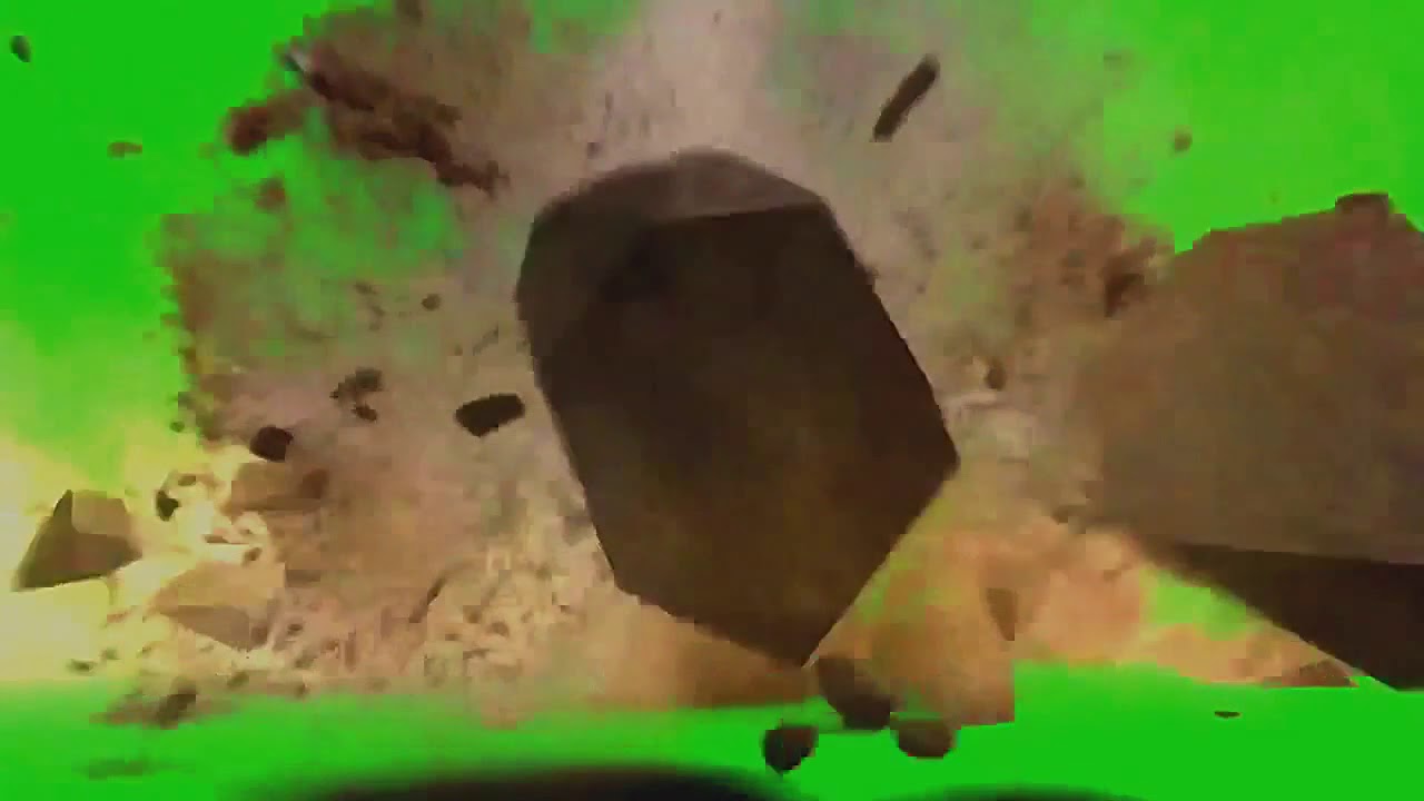 Falling Rocks in green screen. By :- Green Screen Studio. - YouTube