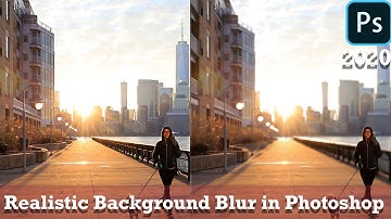 Create realistic lens blur with depth in Photoshop cc 2020