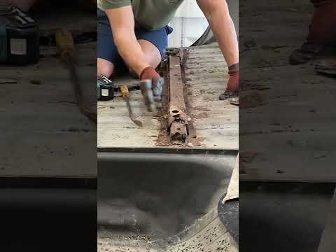 Ford F250 superduty truck bed rust. #diy #shortsvideo #repair #ford #shorts #rust #superduty