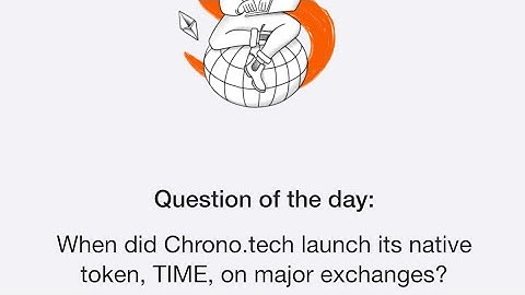 When did Chrono.tech launch its native token, TIME, on major exchanges?
