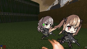 [Doom 2 mod] Girls Frontline companion mod (WIP) UMP9 and UMP45 showcase