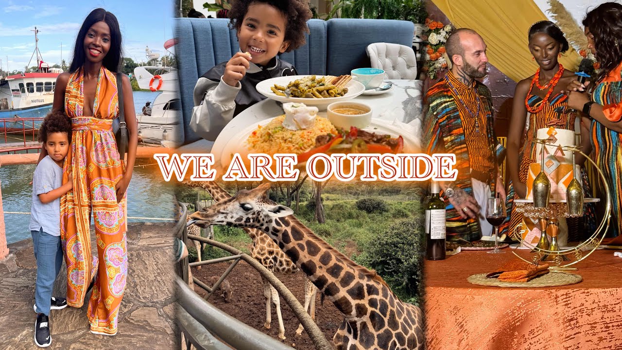 OFF THE MARKET 🥳GIRAFFE CENTER 🦒ROBOT CAFE & ESCAPE TO MALINDI#lifestyle#kenyanyoutuber#fypviral 