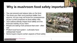 GAPs, FSMA, and Food Safety in Mushroom Production