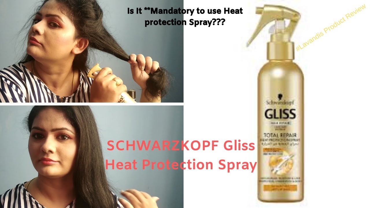 Best & Affordable Heat protection spray |#lavandisproductreview #Schwarzkop  - YouTube