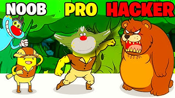 NOOB vs PRO vs HACKER | In Banatoon | With OGGY And JACK | VICKY INDIAN GAMER | All Levels