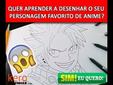 COMO APRENDER A DESENHAR ANIME E MANGÁ: KERO DESENHAR CURSO DE DESENHO ONLINE
