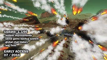 Space Engineers - Update 01.146 - Meteor Improvements & Backup Saves