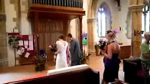 Worst wedding march performance ever. Organist forgot how to play wedding march