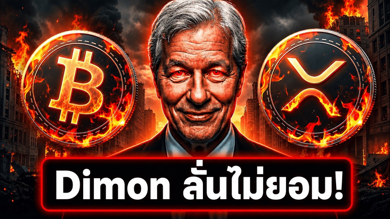 ⁣🚨 ธนาคารประกาศสงคราม! Bitcoin  Crypto - Dimon ขวางกฎหมาย CLARITY ⚠️